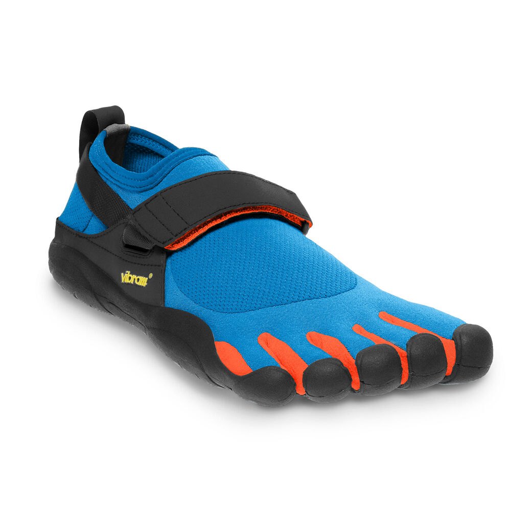 Vibram FiveFingers Heren Kso - Fitness Schoenen Blauw/Oranje - 576419DTE